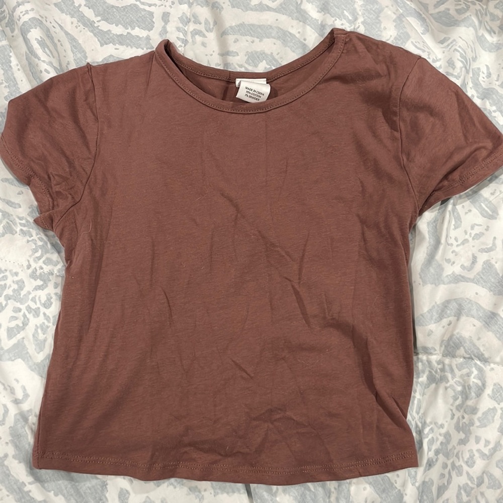 Open Back Crop Tee